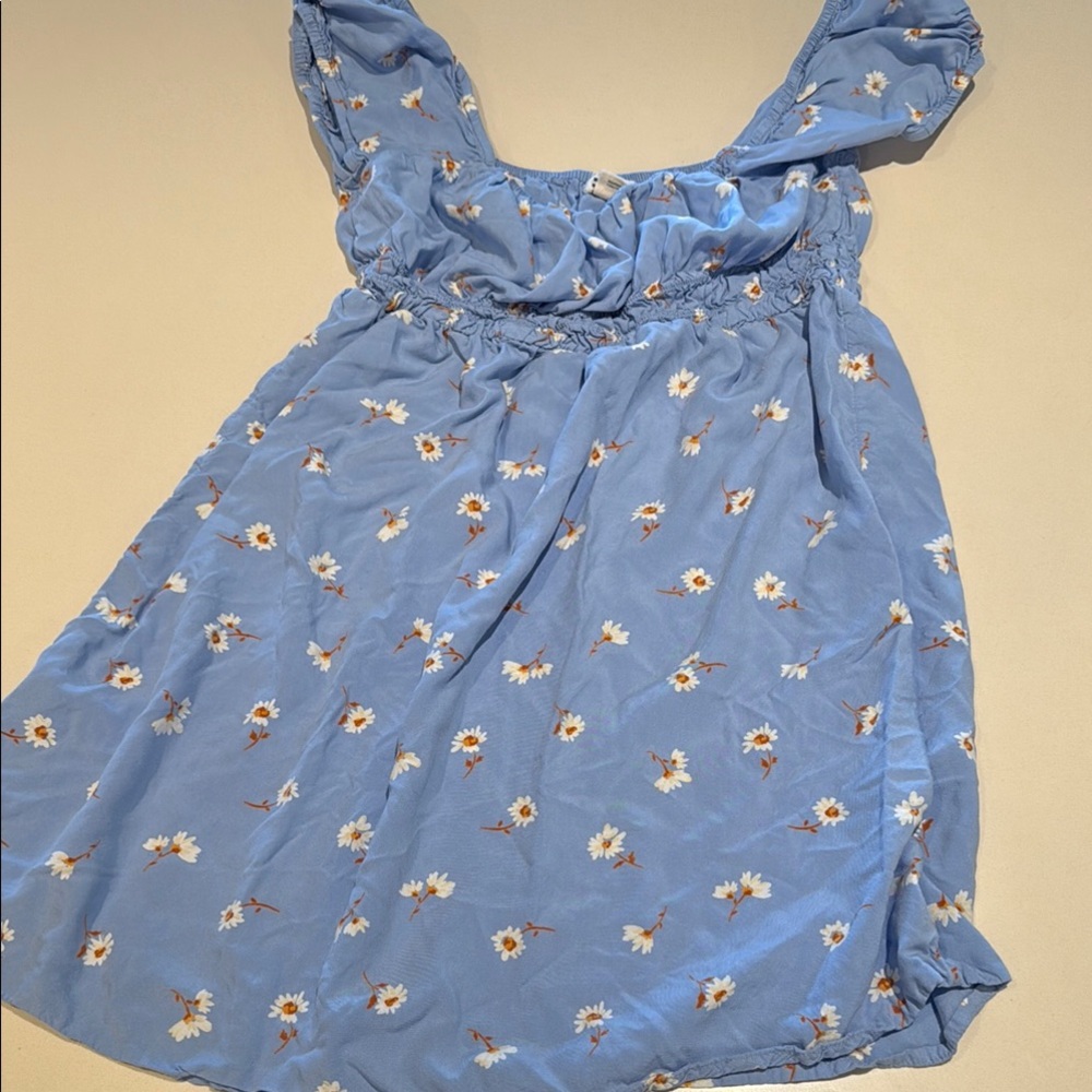 Billabong Blue Floral Dress Small